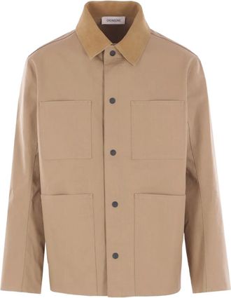 Diomene Giacca con tasche - Marrone