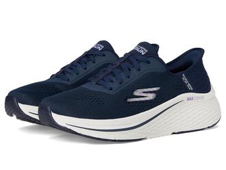 Skechers Max Cushioning Elite 2.0 Vanish Hands Free Slip-Ins Womens Shoes Navy/Lavender : 6.5 B - Medium, Synthetic