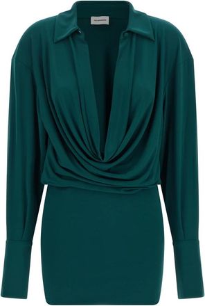 Andamane Lilia Mini Jurk - Dames - Feestkleedjes - Groen - XS - Kleedjes