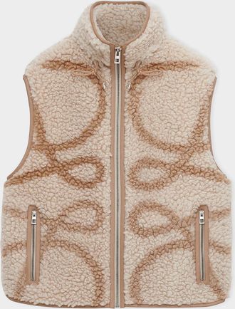 Loewe Men & apos;s Anagram Sherpa Vest