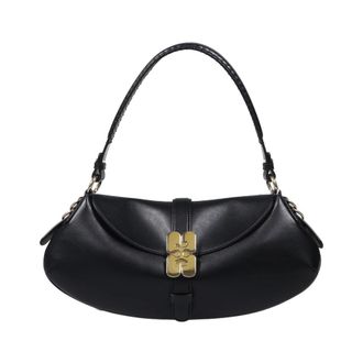 Ganni Dames, Tassen, Zwart, Maat: ONE Size Leer