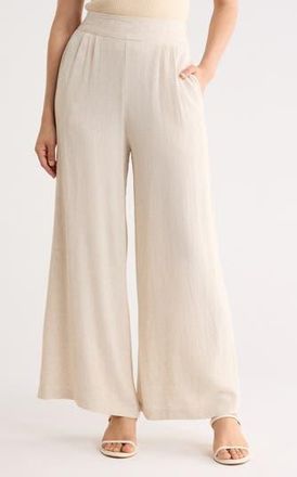 Renee C Wide Leg Pull-On Pants in Natural at Nordstrom Rack, Size X-Small