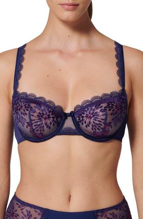 Simone P&eacute;r&egrave;le Singuliere Underwire Demi Bra in Midnight at Nordstrom, Size 32D