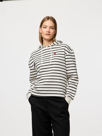 Pieces PCCHILLI LS HOODIE STRIPES NOOS BC