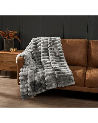 Frye Haze Channel Fluffy Throw