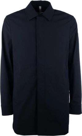 Duno Stijlvolle Trenchcoat voor Mannen - Heren - Mantel - Blauw - M - Jassen