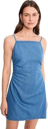 Madewell Sharona Mini Dress Womens Dress Faded Shorline : 00, Cotton/Denim/Lyocell