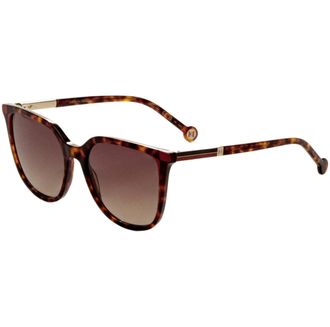 Carolina Herrera Womens 54 mm Brown Sunglasses