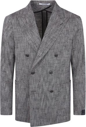 Tagliatore Montecarlo Jacket - Heren - Blazers - Grijs - M - Leer - Jassen
