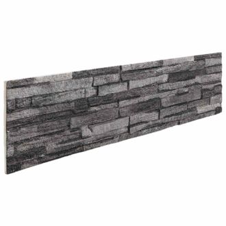 vidaXL Paneles De Pared 10 Pcs Antracita 100 X 25 Cm Espuma Eps Vidaxl