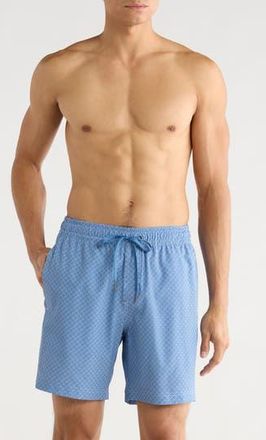 Fair Harbor Cruiser Swim Trunks in Seaside Geo at Nordstrom Rack, Size Xx-Large