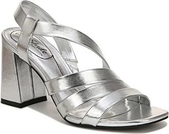 Life Stride Broadway I4261S3-020 Strappy Womens Silver Block Heel ZOGG3375