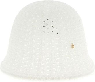 Maison Michel Lison Hat - Dames - Hoeden - Wit - M - Katoen - Accessoires