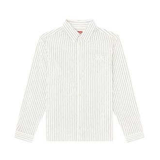 Diesel Casual Shirts, male, Gray, Size: M S-Simply-Gsbg Shirt