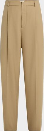 Saint Laurent Mens Gabardine Carrot Pants