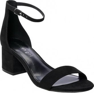 Madden Girl Womens Ileana Dress Sandals In Black Micro Fabric