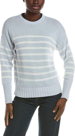 525 america Stripe Crewneck Linen-Blend Pullover