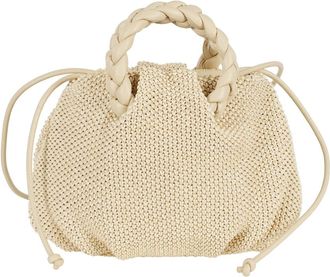 Hereu Bombon M Raffia - Dames - Handtassen - Beige - ONE Size - Katoen - Tassen