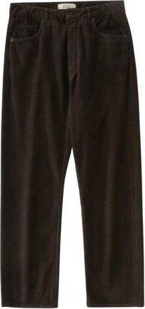 STUDIO NICHOLSON Riso Straight Broeken - Heren - Straight fit broeken - Bruin - M - Katoen - Broeken