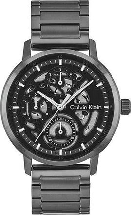 Calvin Klein Multifunctioneel horloge van grijs staal