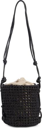 Dolce Vita Woven Bucket Bag in Black at Nordstrom Rack