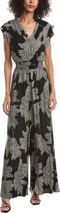 Vince Camuto Flutter Sleeve V-Neck Jumpsuit