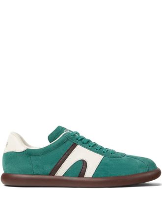 Camper Pelotas Soller leather sneakers - women - Nubuck Leather/Pig Leather/Rubber/Calf Leather - 37 - Green