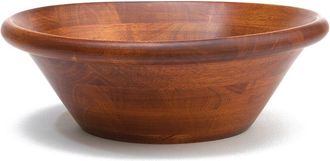 Lipper International Cherry Finish Round Rim Bowl