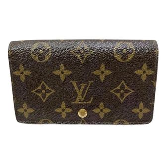 Louis Vuitton Pre-owned Wallets, male, Brown, Size: ONE SIZE Pre-owned Portemonnaie Billet Tresor Monogram Wallet