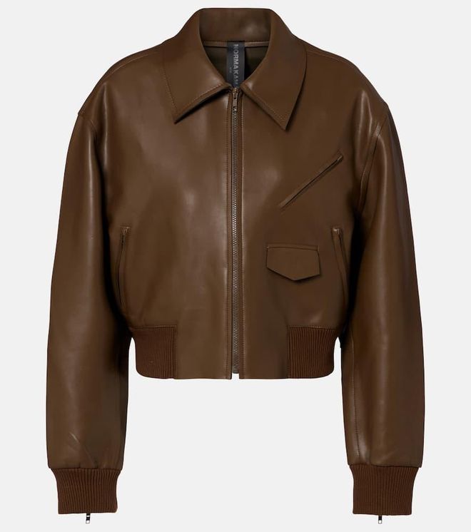 Giacca blouson cropped