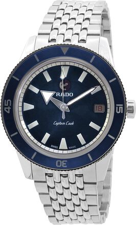 Rado Pre-owned Rado Captain Cook Automatic Blue Dial Unisex Watch R32500203