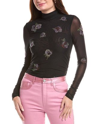 Cinq &agrave; Sept Pansies Turtleneck Top