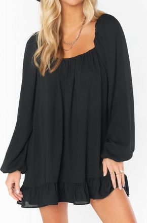Show me your Mumu Briar Mini Dress In Black