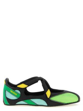The Attico Womens Bicolor Polyethylene Ballet Flats