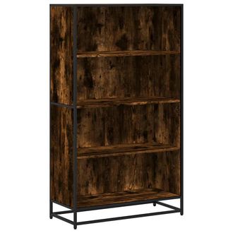 vidaXL Libreria Rovere Fumo 80,5x35x139 Cm In Truciolato - Vidaxl