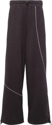 Five CM curve-seam cotton track pants - men - Cotton - S - Grey