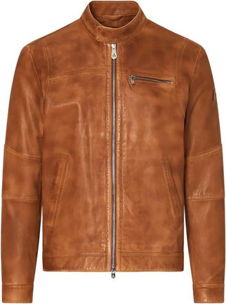 Peuterey Saguaro Jacket - Heren - Leren en Su&egrave;de Jassen - Bruin - L - Leer - Jassen