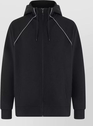 HUGO BOSS hooded zip sweatshirt casual style