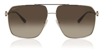 Ferragamo SF 238S 717 Mens Sunglasses Gold Size 62