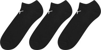 Puma Mens 3 Pack Trainer Socks Black 9-11