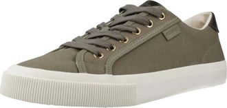 Geox Emmeleny Low-top Sneakers - Dames - Sneakers - Groen - 38 EU - Leer - Schoenen