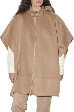 Kaos Cape Coat - Dames - Ponchos - Bruin - ONE Size - Jassen