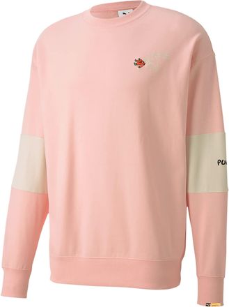 Puma x Randomevent Crew Sweatshirt Mens Jumper 596664 73 Pink