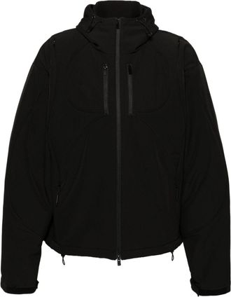 Heliot Emil hooded jacket - men - Polyester/Spandex/Elastane/Polyester - 48 - Black