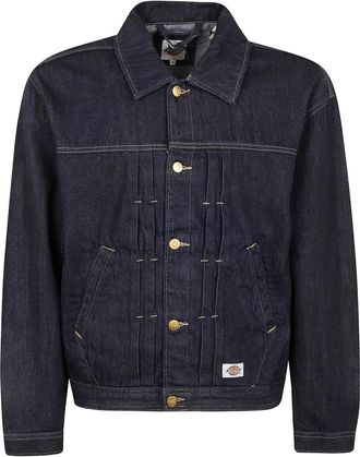 Dickies Giacca denim con bottoni - Blu
