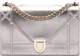 Dior Pre-owned Dior Medium Metallic Calfskin Diorama Flap Ladies 8N1SXZ8ZHKDMNGXD