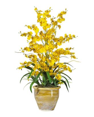 Nearly Natural Triple Dancing Lady Silk Flower Arrangement