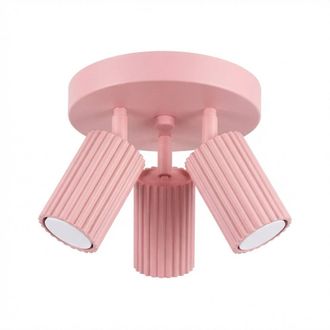 Sollux Lighting Plafone rosa aluminio alt. 18 cm