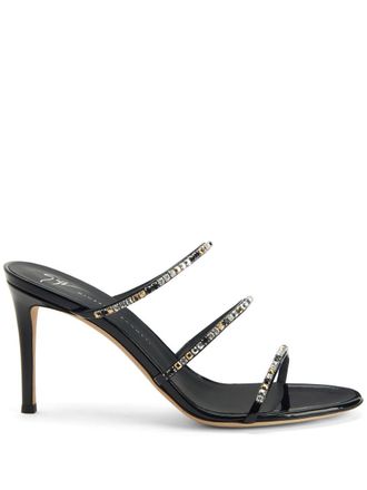 Giuseppe Zanotti Sandali Dark Colorful 85mm - Nero