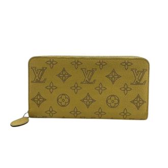 Louis Vuitton Pre-owned Mahina lange portemonnee (bi-fold) - Dames - Pre-owned - Geel - Maat: ONE Size Leer